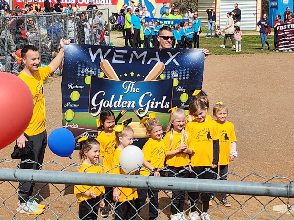 WEMAX Sponsored Golden Girls 6U Softball Team of the FGSL, Bravo!