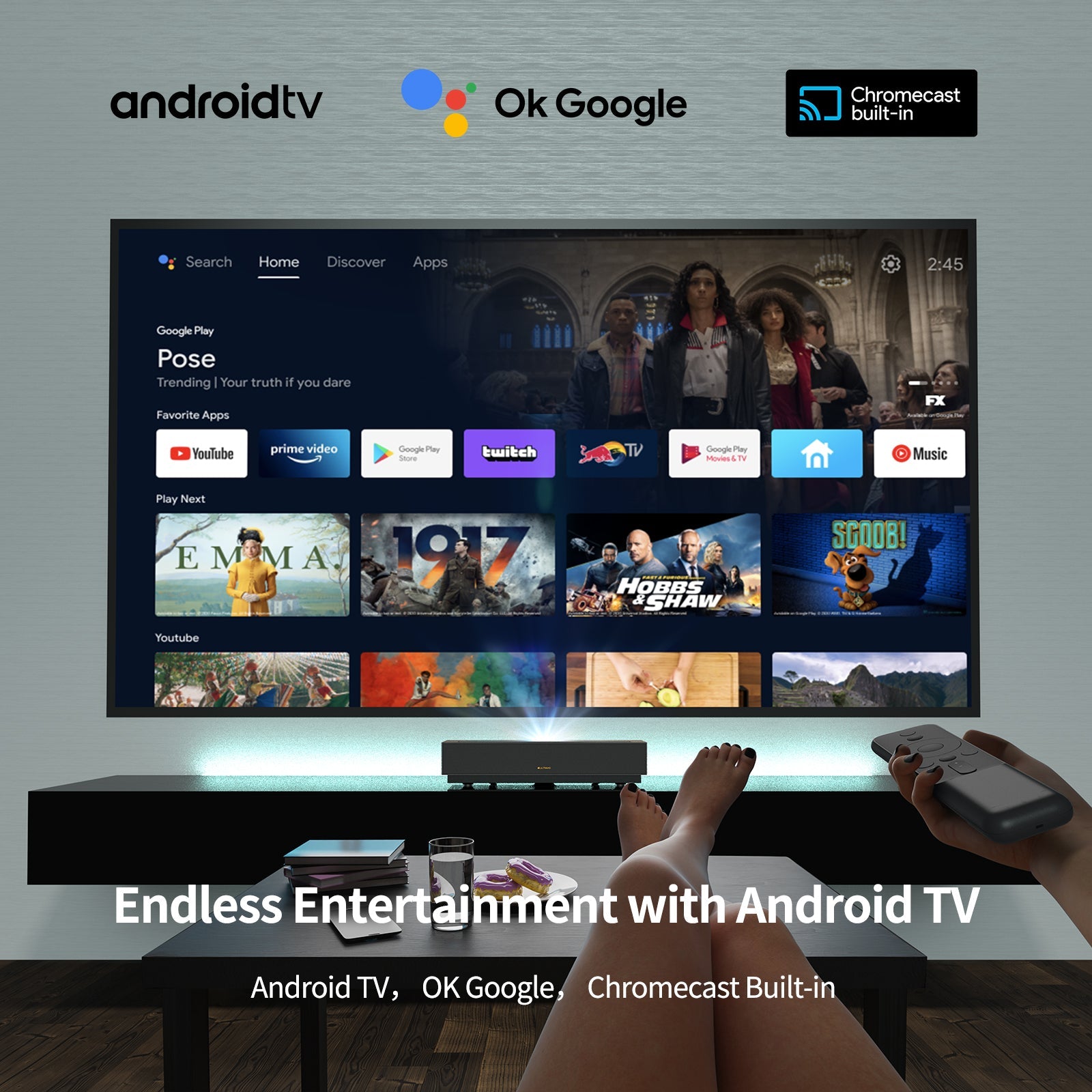 Wemax Nova Smart 4K Ultra Short Throw Laser Projector