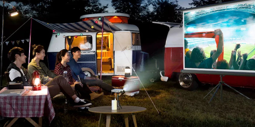 how many lumens for outdoor projector