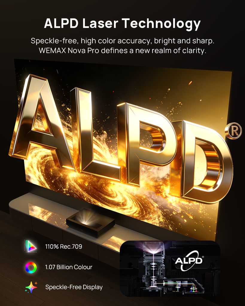 Renew Wemax Nova Pro 4K UHD Ultra Short Throw ALPD Laser Projector