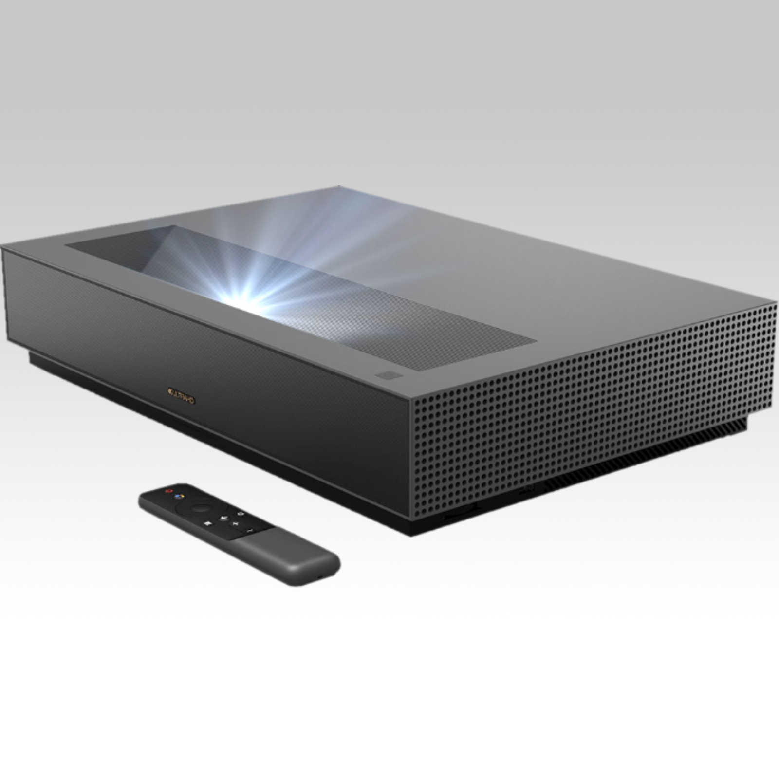 Triple-laser projector throws big-screen 4K visuals from inches away