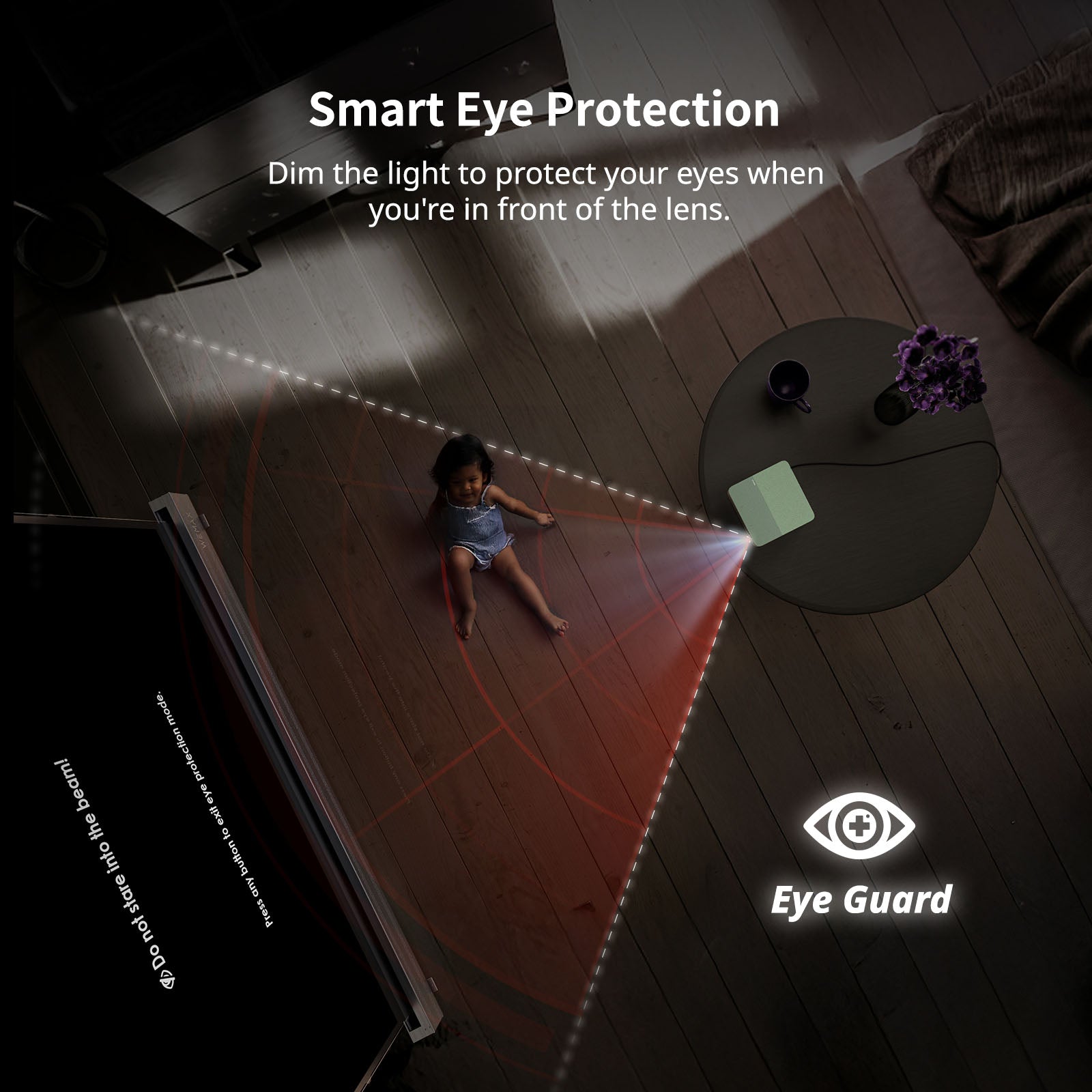 WEMAX S5 Smart Laser Projector — Netflix Licensed, Portable 1080P HDR10 Home Theater