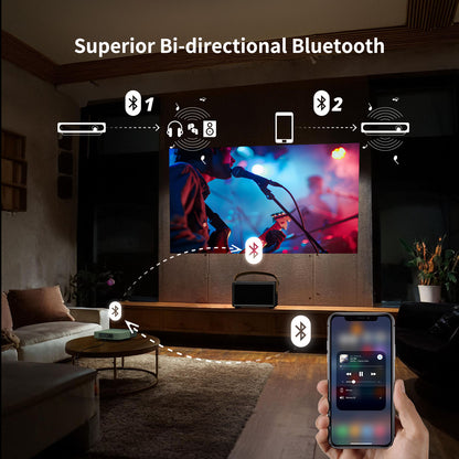 WEMAX S5 Smart Laser Projector — Netflix Licensed, Portable 1080P HDR10 Home Theater