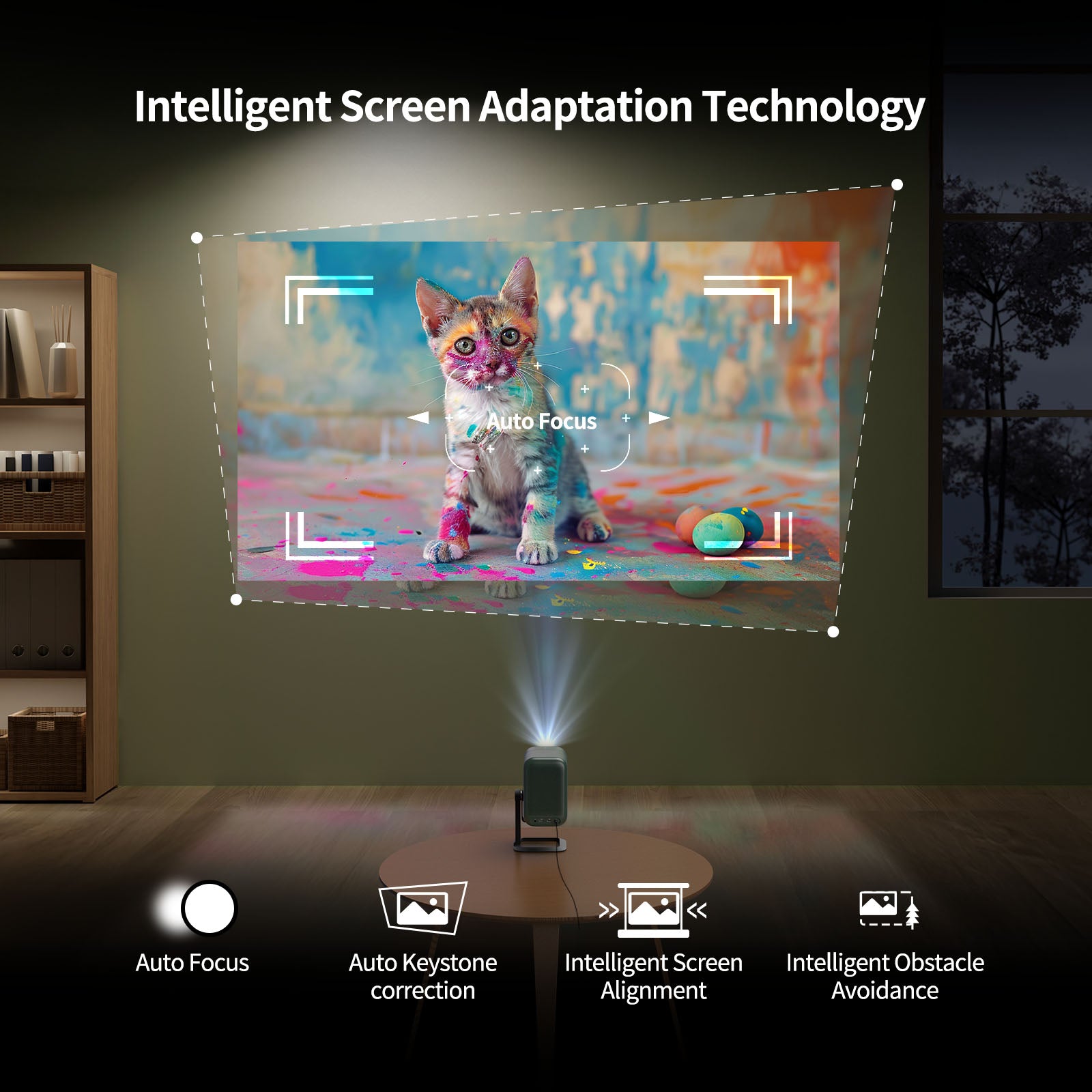 WEMAX VP02 Google TV Projector with Licensed Netflix