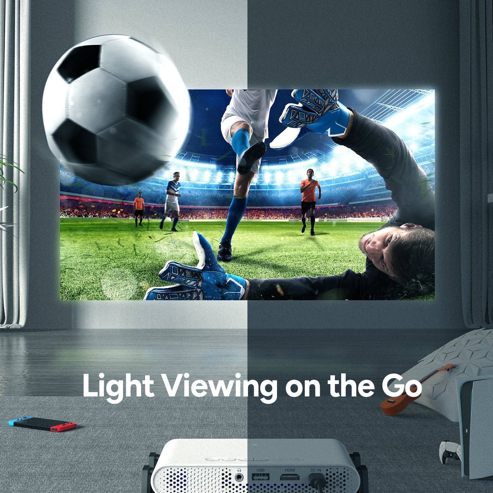 Wemax Go Ultra-Portable ALPD  TI DLP 1080P Supported Laser Projector