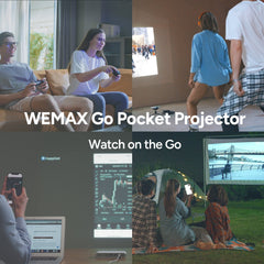 WEMAX Pantalla de proyector portátil ALR de 50 pulgadas, pequeña pantalla  de rechazo de luz ambiental portátil, pantalla de proyección retráctil HD