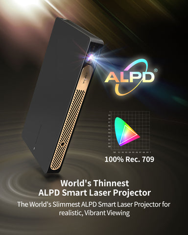 Wemax Go Advanced Portable Smart 1080p ALPD Laser Projector w/ Built-in Battery