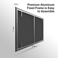 Wemax 100-inch Rollable Ultra Short Throw CLR Fixed Frame Screen