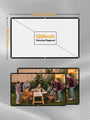 Portable 120 Inch HD Screen 16:9 Cloth Screen