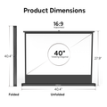 Wemax 40 inch Portable Projector Screen