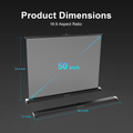 Wemax 50-inch ALR Portable Projector Screen