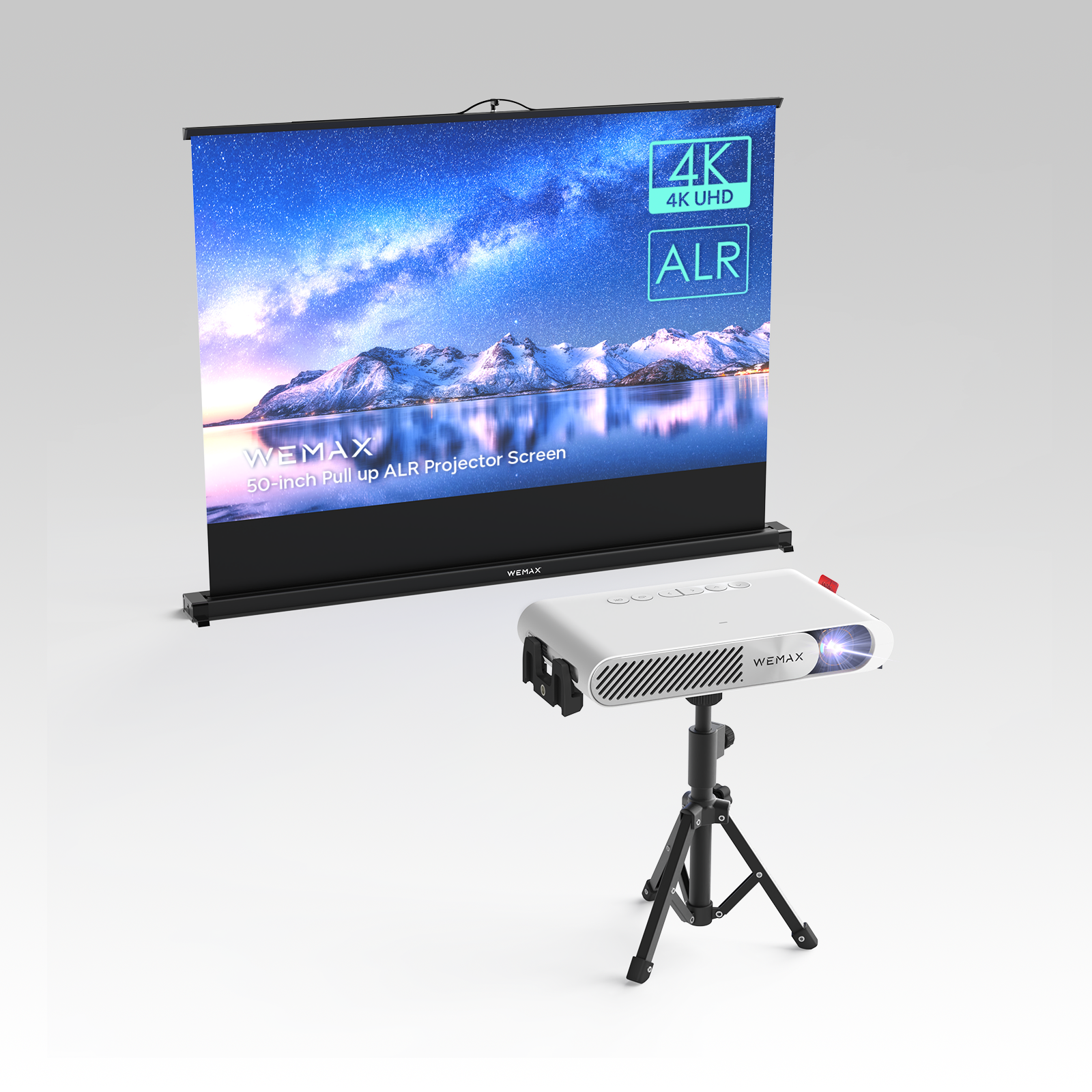 Mini Smart Projector - Draagbare DLP Projector - 1080P HD - 150ANSI - 360  °